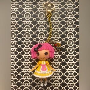 Custom mini Lalaloopsy keychain🫖🍪